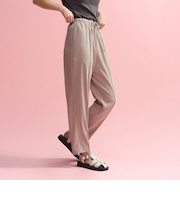 【Alby Easy Pants(アルビー イージーパンツ)】バックサテン