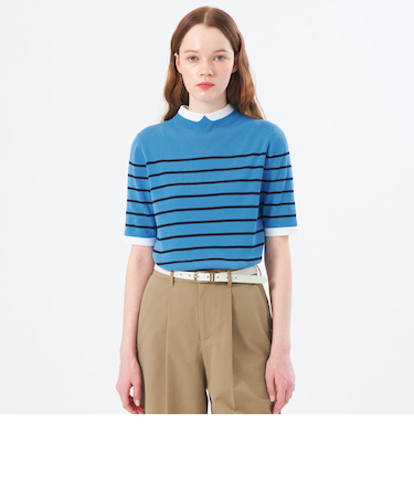 【2025年秋冬モデル】Cleric Collar Knit ハーフスリーブ