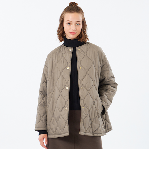【WEB&一部店舗】リバーシブルキルティングコート