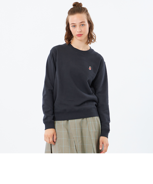 【WEB&一部店舗限定】バッキンガムベア クルーネックワンポイントスウェット