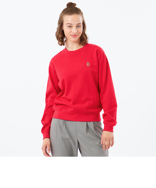 【WEB&一部店舗限定】バッキンガムベア クルーネックワンポイントスウェット