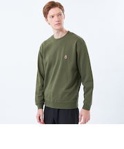 【WEB&一部店舗限定】バッキンガムベア 10オンス裏パイル ワンポイントクルーネック