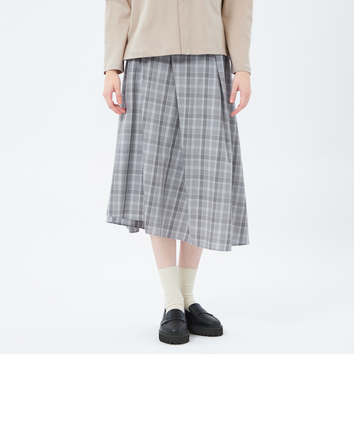 匿名　極美品　マッキントッシュフィロソフィー　チェック　スカート　フレア　38 匿名 極美品 マッキントッシュフィロソフィー チェック スカート