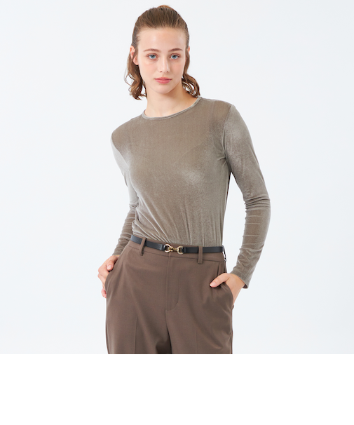 シアーベロアロングスリーブ