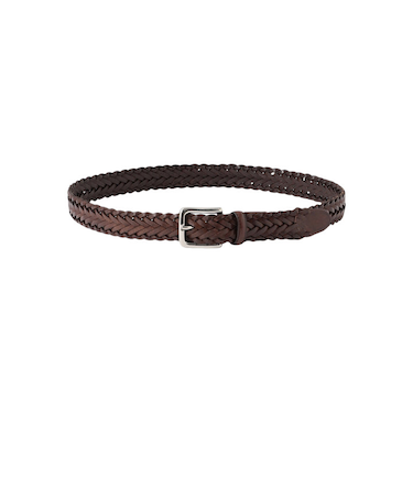 オイルレザーメッシュ カジュアルベルト