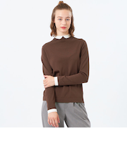 【25年秋冬モデル】Cleric Collar Knit ロングスリーブ