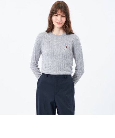 バッキンガムベア ケーブルニット