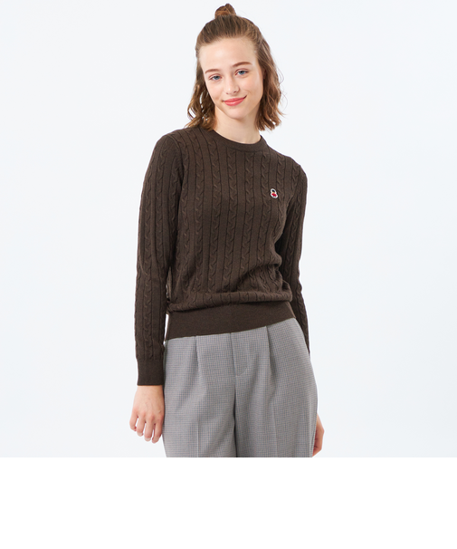 バッキンガムベア ケーブルニット