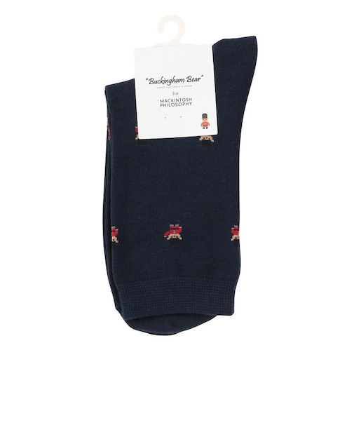 【WEB&一部店舗限定】バッキンガムベアクルーソックス
