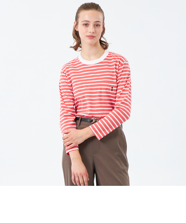 バッキンガムベア ボーダーポケットロンT