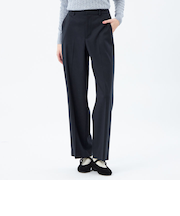 ウォッシャブルウールワイドパンツ