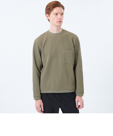 ブリテック クルーネックロンT テクノワッフル