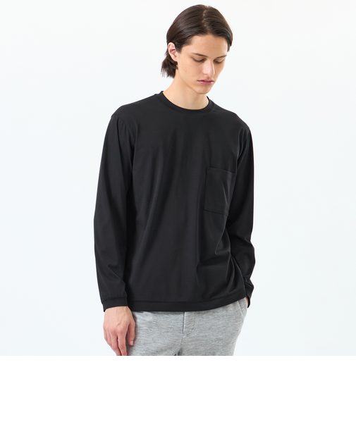 クルーネックロンT ベアスムース