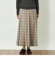 GREY LABEL チェックプリーツスカート