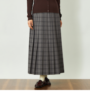 GREY LABEL チェックプリーツスカート
