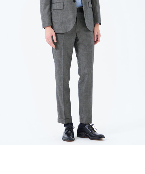 トロッター トラウザーズ#108 ウール混グレンチェック