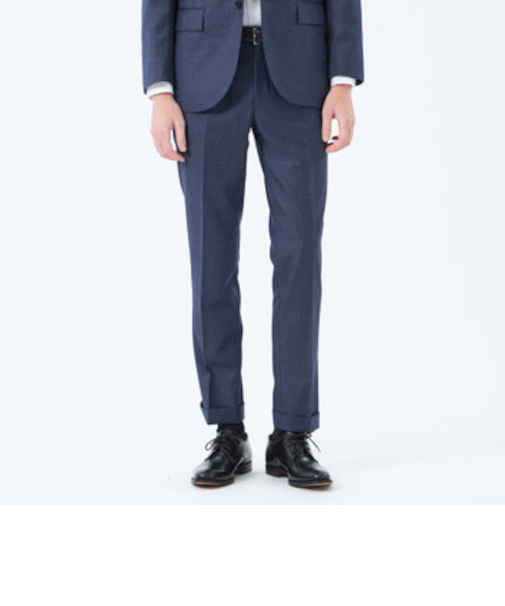トロッター トラウザーズ#108 ウール混グレンチェック