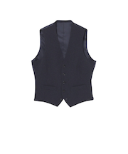 トロッター ウェストコート ピンヘッドストレッチ