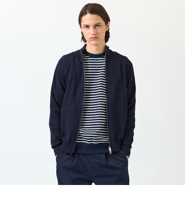 14G カノコ風ジャカード ドライバーズニット