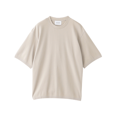 30/1ミニカノコ クルーネック半袖ニットTシャツ