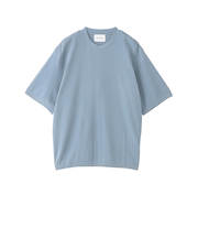30/1ミニカノコ クルーネック半袖ニットTシャツ