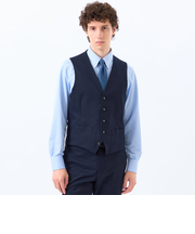 トロッター ウェストコート#000（ナンバーゼロ）バーズアイストレッチ　リサイクル