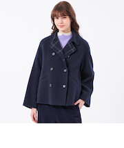【WEB&一部店舗限定】ウールリバーショートPコート