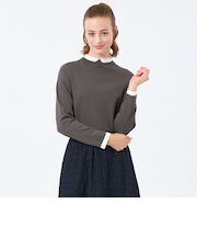 【25年秋冬モデル】Cleric Collar Knit ワイドフィット