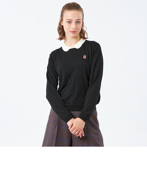 【WEB&一部店舗限定】バッキンガムベア ワッペンニットポロ