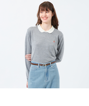 【WEB&一部店舗限定】バッキンガムベア ワッペンニットポロ