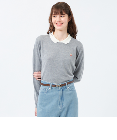 【WEB&一部店舗限定】バッキンガムベア ワッペンニットポロ