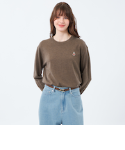 【WEB&一部店舗限定】バッキンガムベア ワッペンクルーネックニット