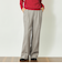 GREY LABEL タックプリーツワイドパンツ