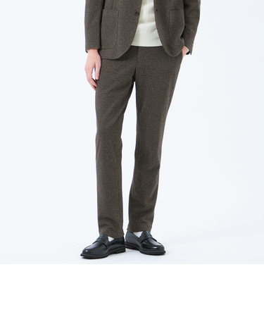 テーラードジャージー パンツ グレンチェック/千鳥