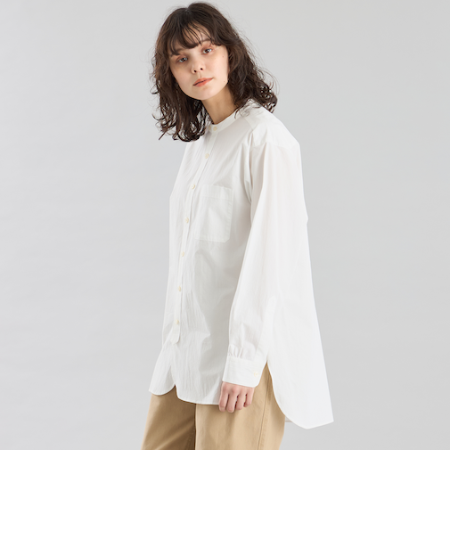 GREY LABEL バンドカラーシャツ