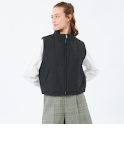 スタンドカラーパデットベスト