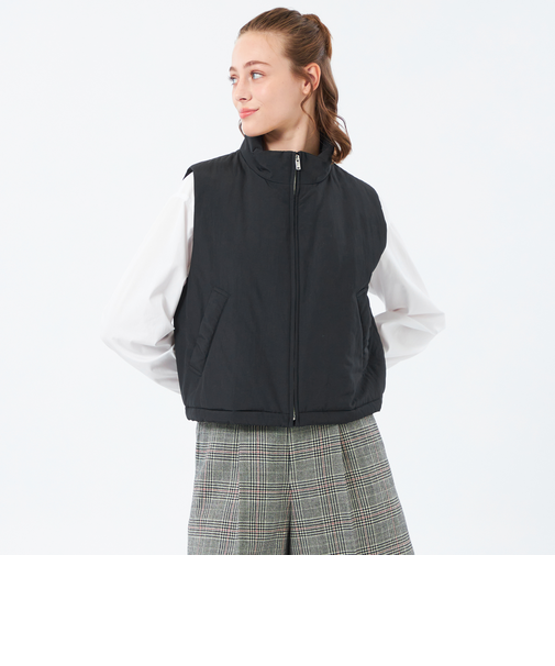 スタンドカラーパデットベスト