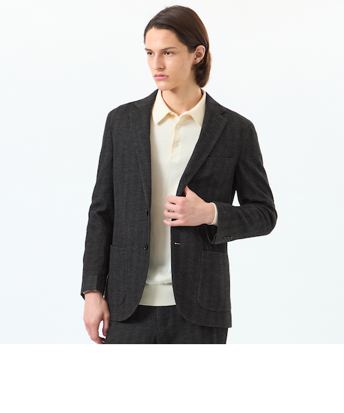 新品同様★マッキントッシュ テーラード ジャケット ストレッチ M A872 新品同様☆マッキントッシュ テーラード ジャケット ストレッチ