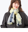 【LEE11月号掲載/蛯原友里さん着用】ウォッシャブルカシミヤチェックストール