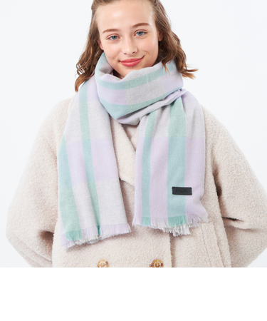 【LEE11月号掲載/蛯原友里さん着用】ウォッシャブルカシミヤチェックストール