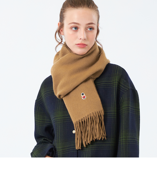 【WEB&一部店舗限定】バッキンガムベア ウールマフラー