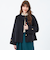 【LEE11月号掲載/蛯原友里さん着用】【一部予約販売】【WELBURY NO COLLAR SHORT（ウェルベリーノーカラーショート）】ウールメルトン製