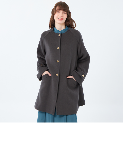 美品✨マッキントッシュフィロソフィー　WELBURY NO COLLAR WELBURY NO COLLAR(ウェルベリーノーカラー)】(コート