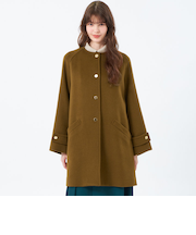 【WELBURY NO COLLAR（ウェルベリーノーカラー）】ウールメルトン製