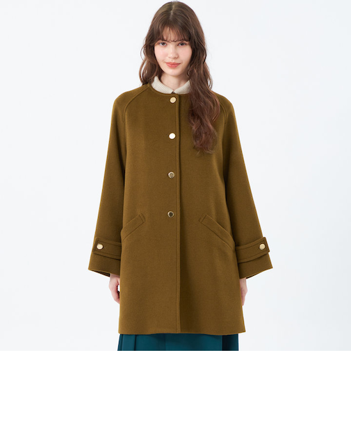 【WELBURY NO COLLAR（ウェルベリーノーカラー）】ウールメルトン製