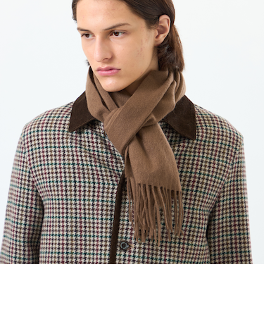 ウォッシャブルカシミヤ ソリッドマフラー