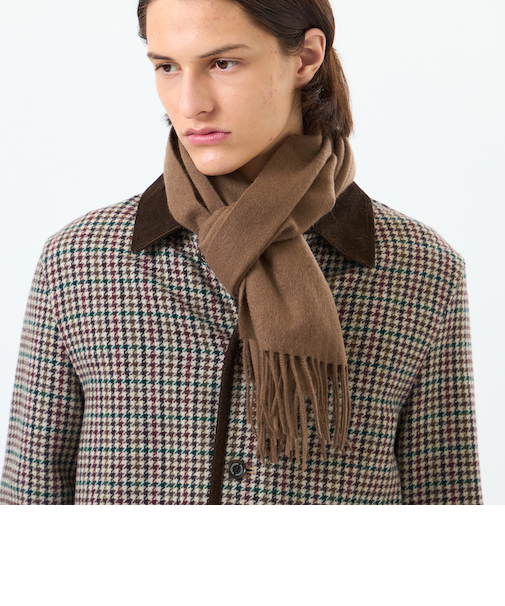 ウォッシャブルカシミヤ ソリッドマフラー