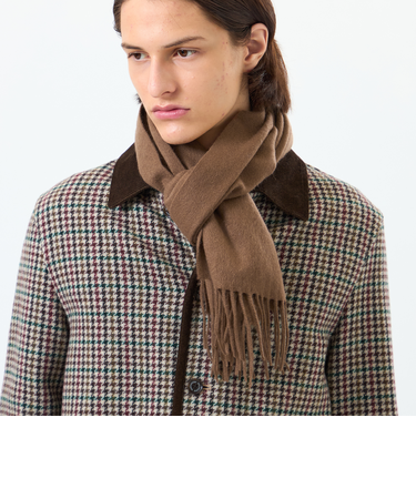 ウォッシャブルカシミヤ ソリッドマフラー