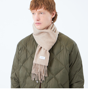 ウォッシャブルカシミヤ ソリッドマフラー