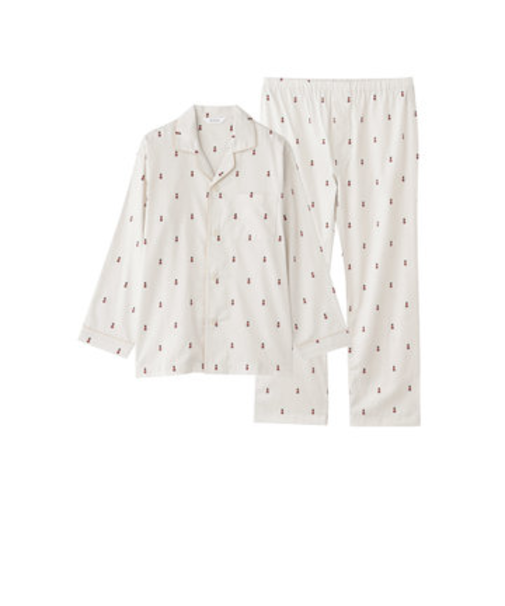 【WEB限定】サテンプリント　パジャマ